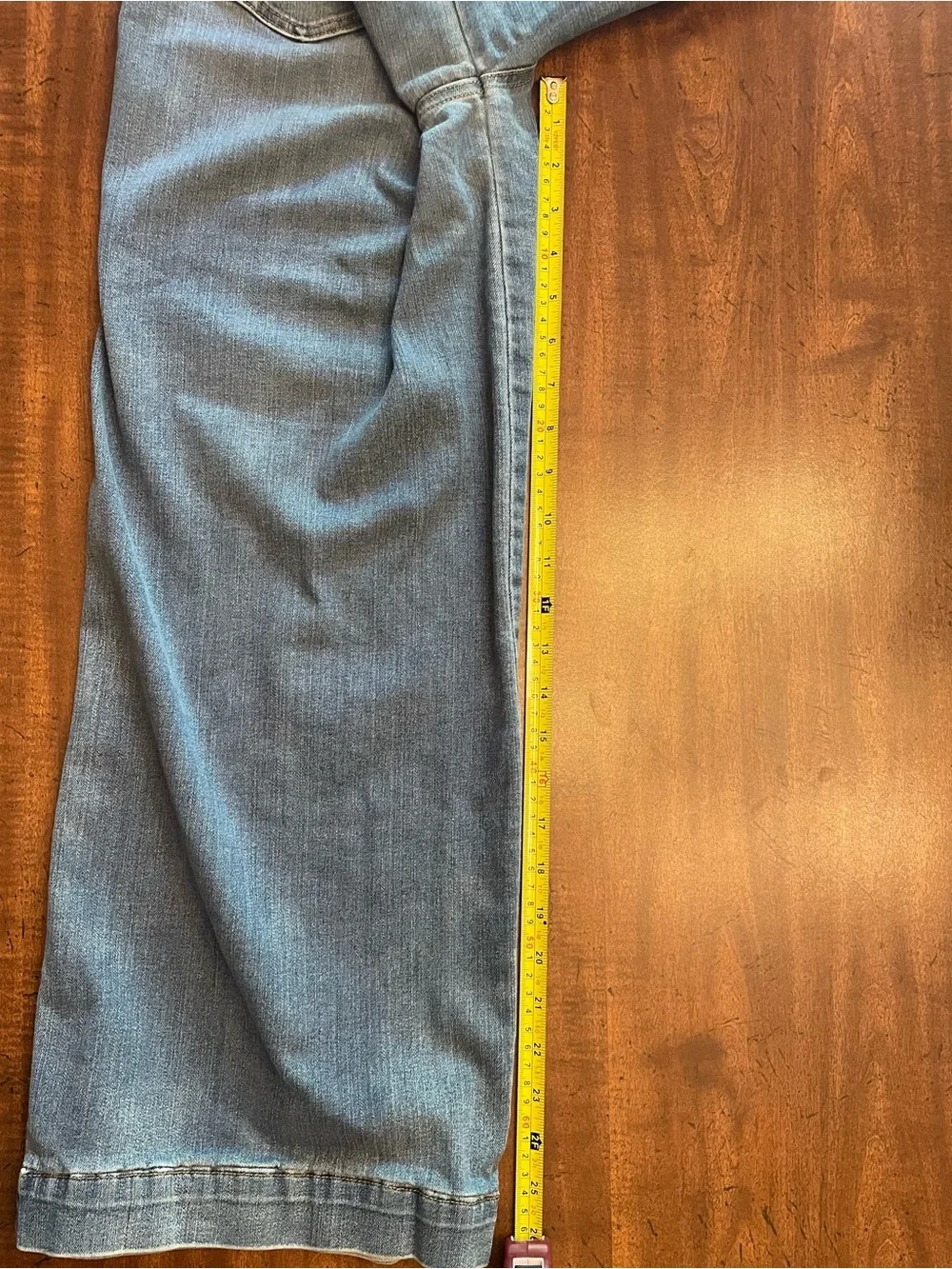 Spanx Pull-on Wide Leg Jeans - Size Small - Picture 7 of 7